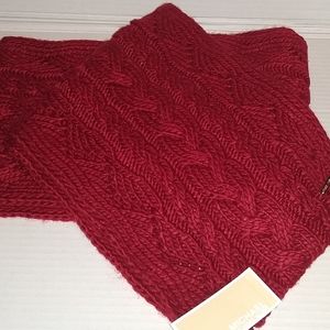MK Infinity Knitted Scarf